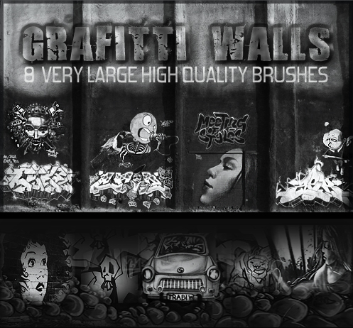 Graffiti Wall Brushes by SweetSoulSister