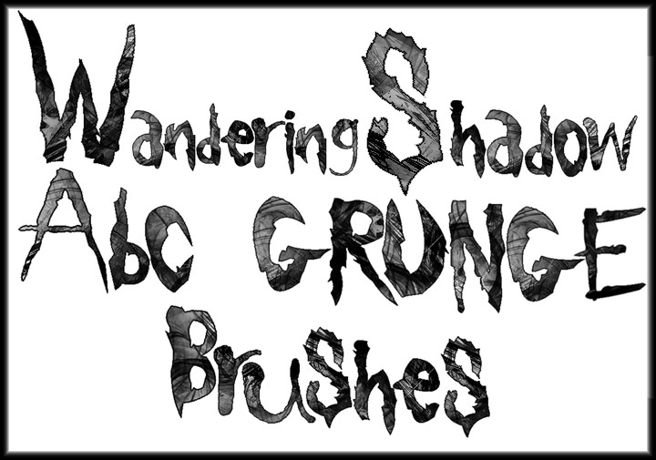 WS Abc Grunge Brush Set by DestroyingAngels on DeviantArt