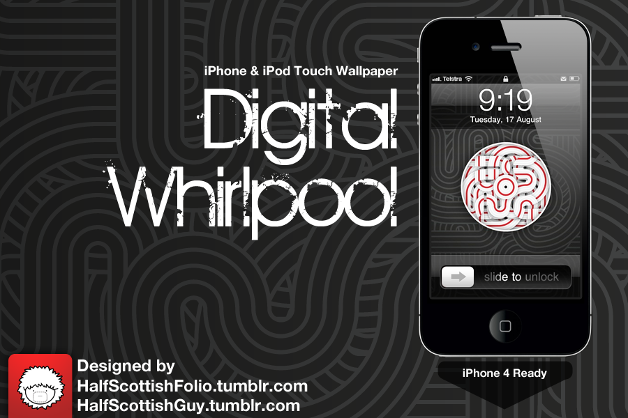 Digital Whirlpool iWallpaper