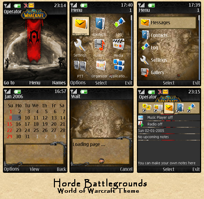 WoW Horde Theme Nokia S40