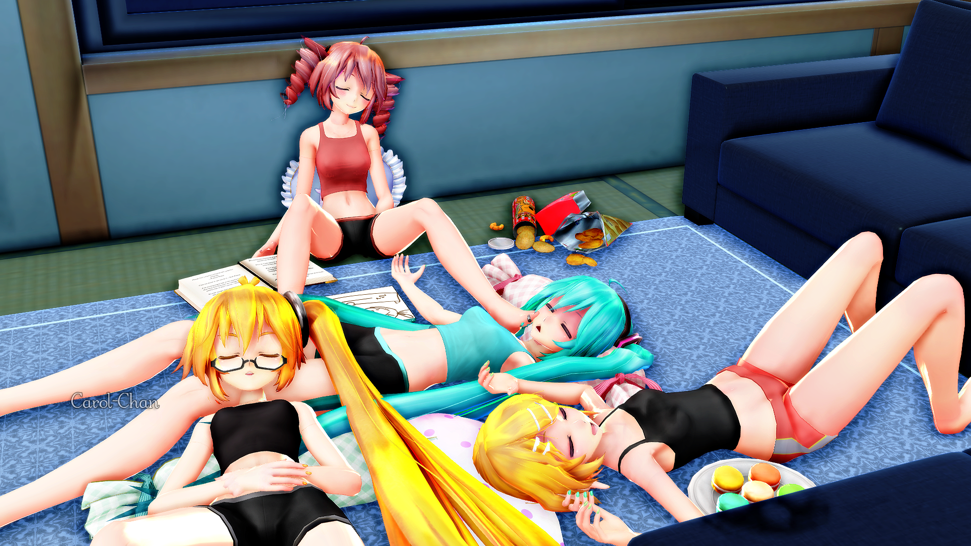 [MMD] Time alone among girls