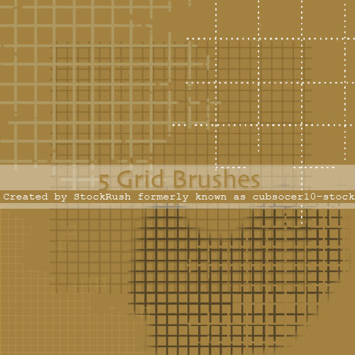 Photoshop Grid Brush Pack