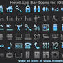 Hotel App Tab Bar Icons for iOS