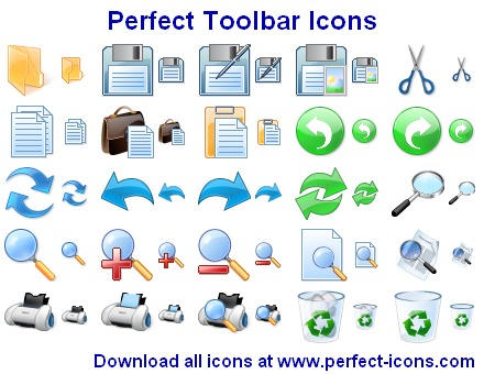 Perfect Toolbar Icons by Iconoman on DeviantArt