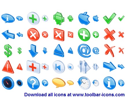 3D Glossy Icons