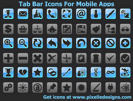 TabBar Icons For Mobile Apps