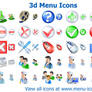 3d Menu Icons