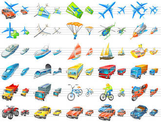Transport Icons for Vista