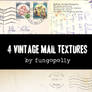 4 Vintage Mail Textures