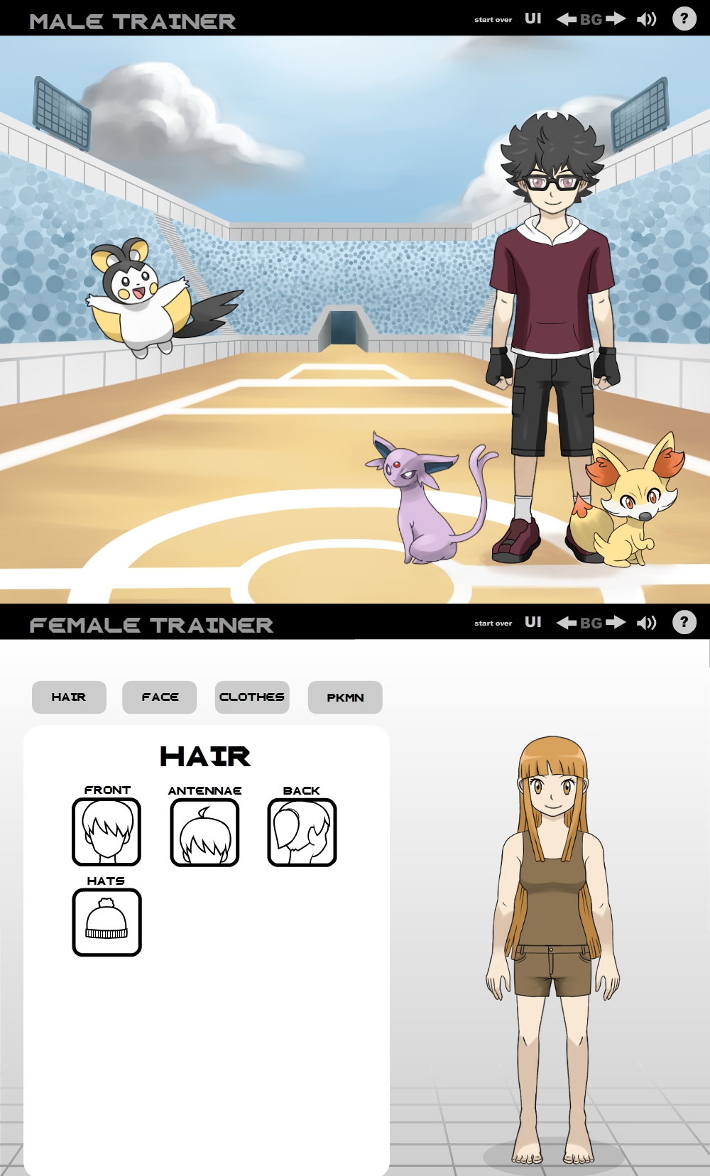 Pokemon Trainer Creator Sneak Peek