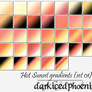 Hot Sunset gradients set01