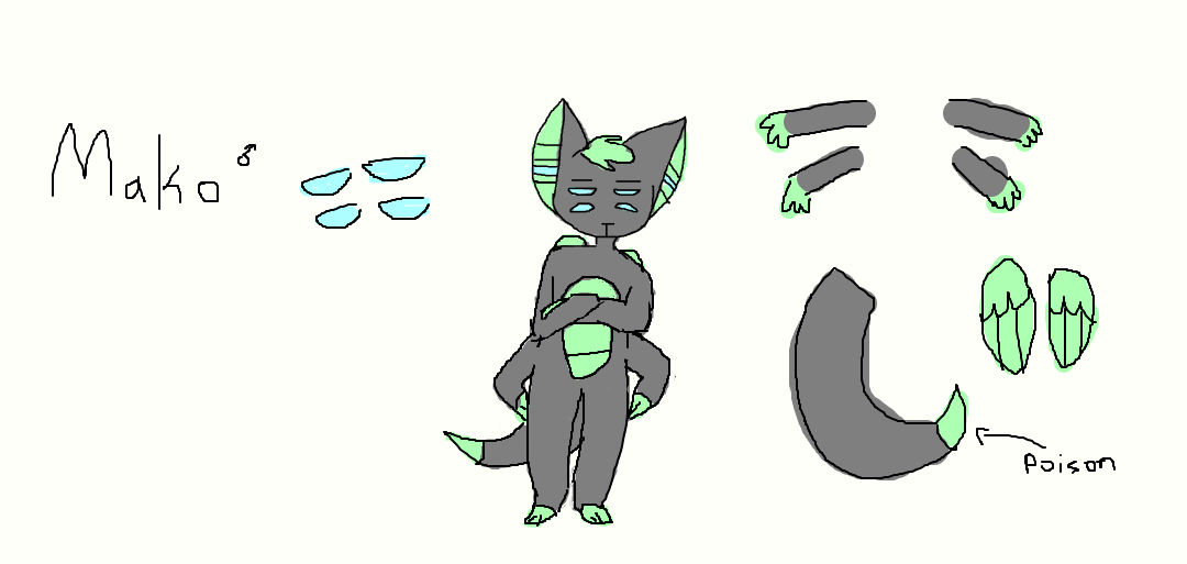 mako ref by draqqons on DeviantArt