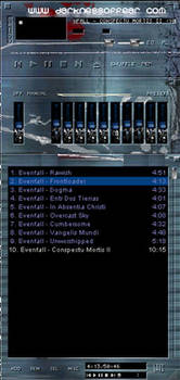 Blue  winamp skin