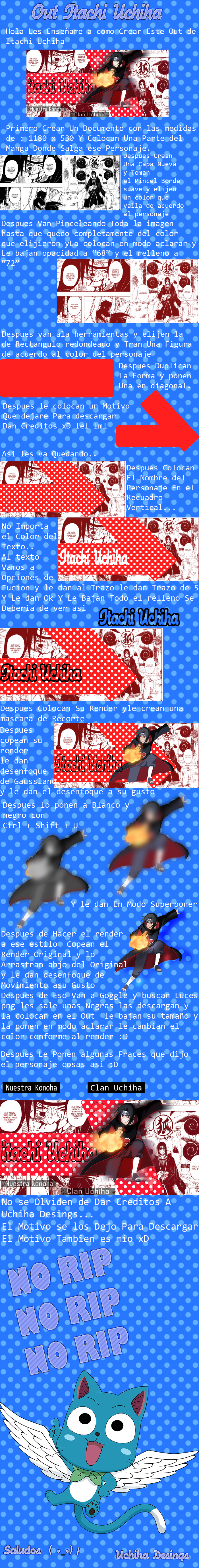 Tutorial Out Itachi Uchiha by UchihaDesings on DeviantArt