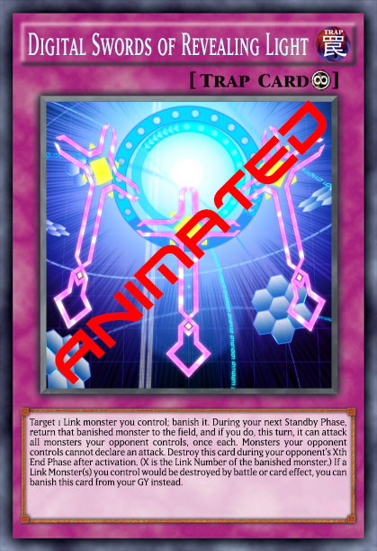 swords of revealing light yugioh card YU-GI-OH! - Spiritual (MVP1-ENG31) - The Dark Side of Dimensions Movie Pack Gold Edition - 1st Edition up on the field Swords of Revealing Light Card
