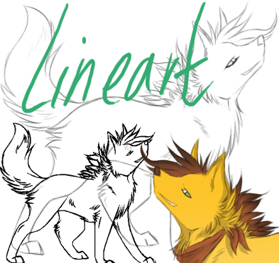 Wolf lineart 2