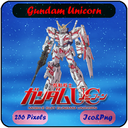 Gundam Unicorn - Anime Icon