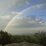 Mountain Top double Rainbow