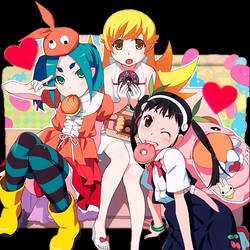 Wallpaper Explore Best Koyomimonogatari Art On Deviantart For iPhone Free