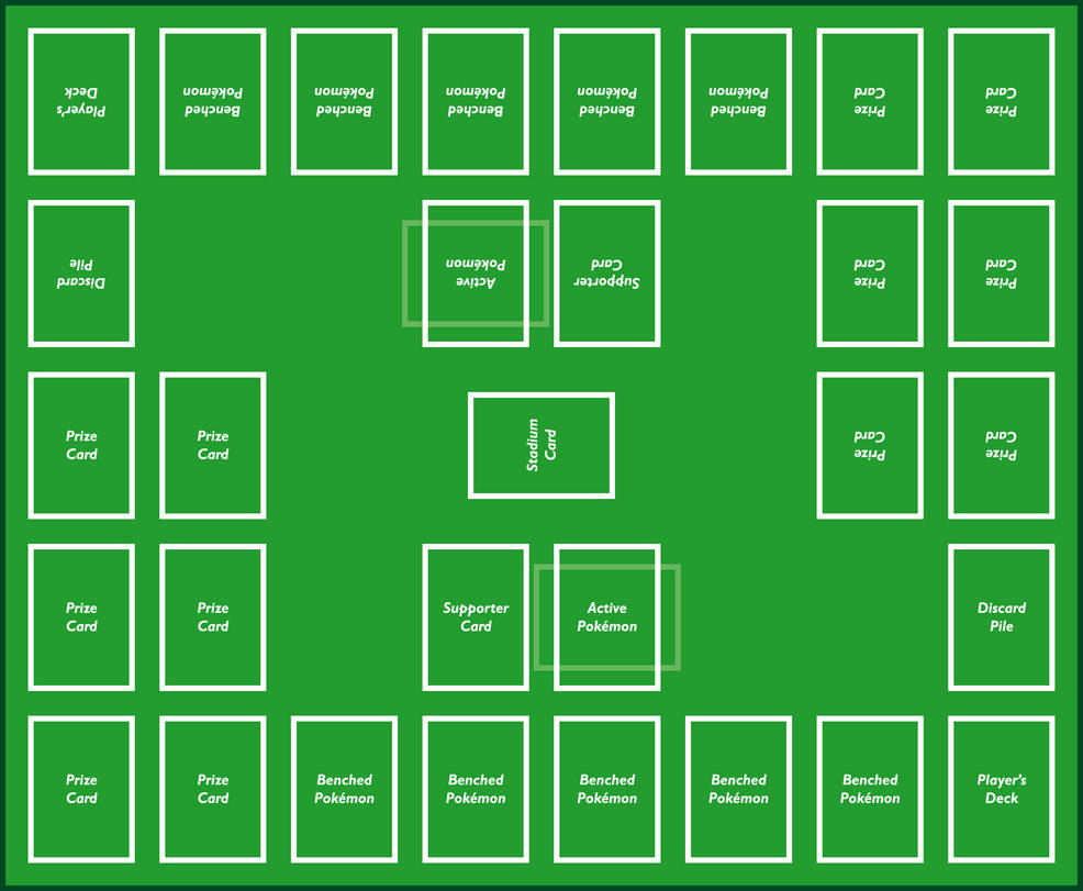 Simple Pokemon TCG Playmat Template by icycatelf on DeviantArt