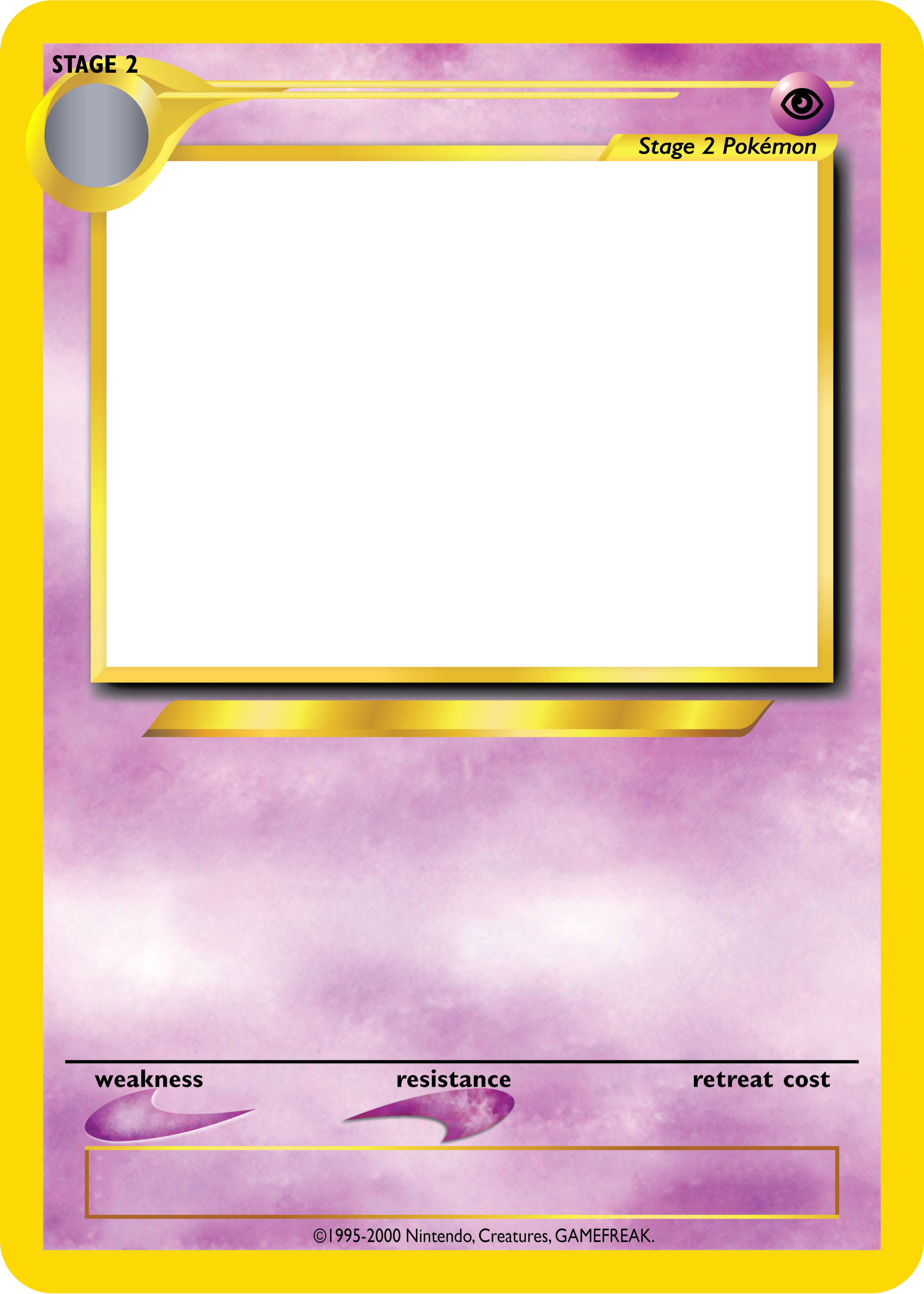 Pokemon TCG Blanks: Neo (Jumbo) - Stage 2 by icycatelf on DeviantArt