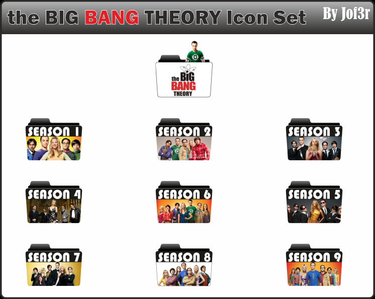 The Big Bang Theory Icon Set by jof3r on DeviantArt