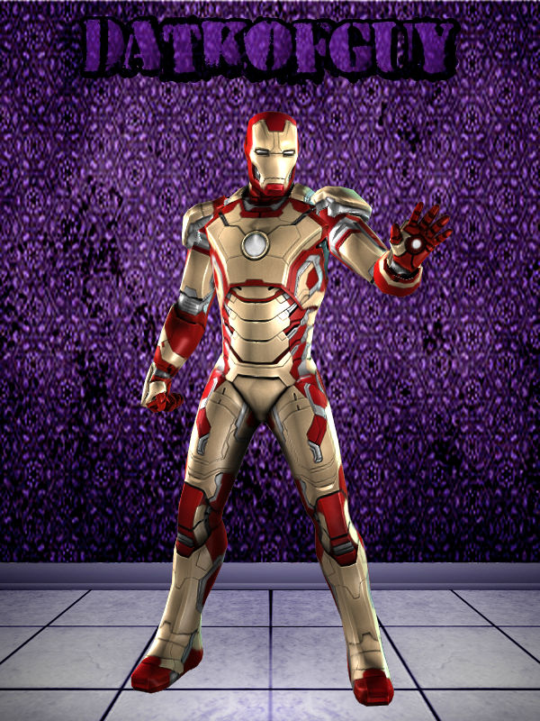 Iron Man 3 - Mark XLII by DatKofGuy on DeviantArt