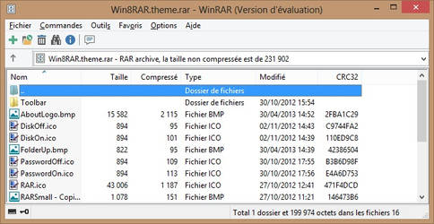 Win8RAR theme for winrar