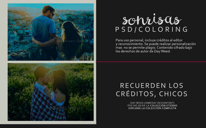 Sonrisas PSD coloring coleccion: eterno #3