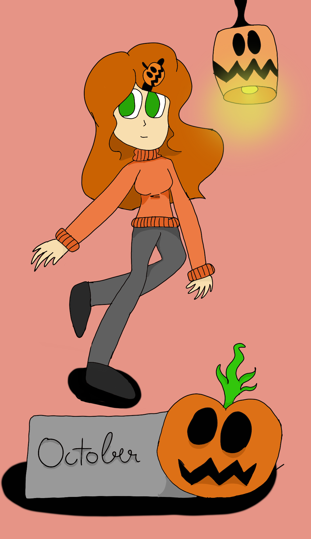 October (as a girl ) by PinkStar45 on DeviantArt