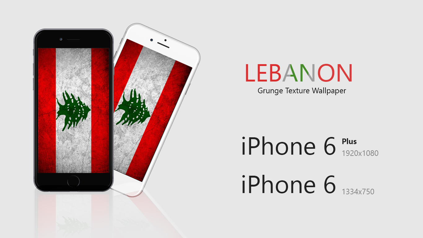 LebanonFlag iPhone 6/6Plus Wallpaper