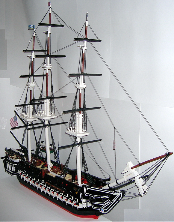 Lego uss constitution on sale
