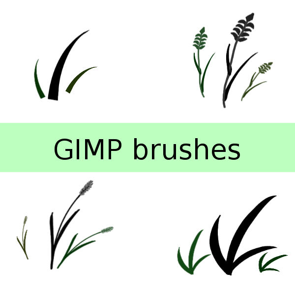 Grass brushes GIMP by FrenkieArt on DeviantArt