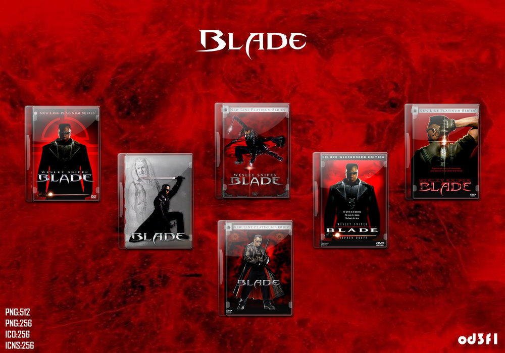 Blade DVD Icons by od3f1 on DeviantArt