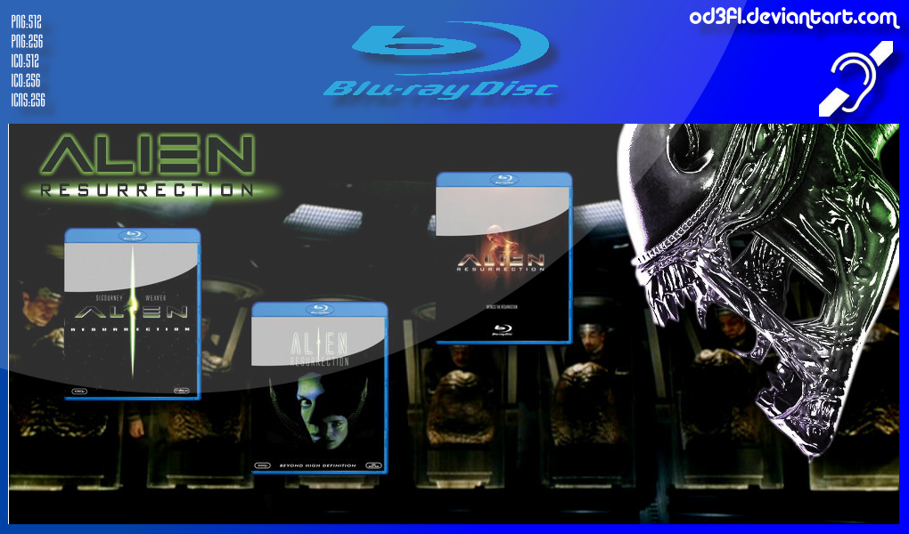 Bluray - 1997 - Alien Resurrection by od3f1 on DeviantArt
