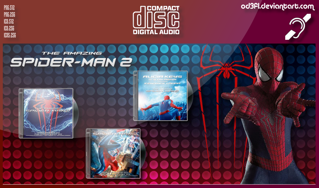 CDs - 2014 - The Amazing Spider-Man 2 by od3f1 on DeviantArt