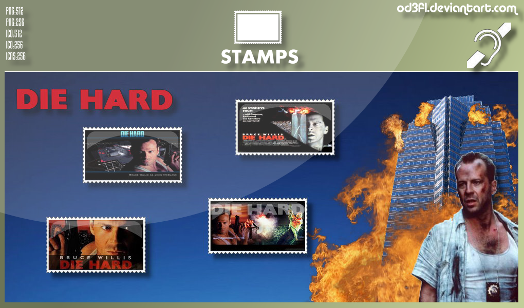 Stamps - 1988 - Die Hard