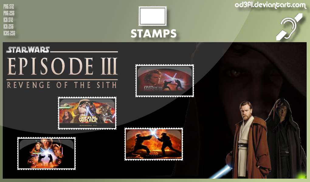 Stamps - 2004 - Star Wars Episode 3 Revenge of the