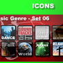 Music Genre Icons - Set 06