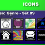 Music Genre Icons - Set 09