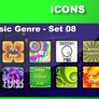 Music Genre Icons - Set 08