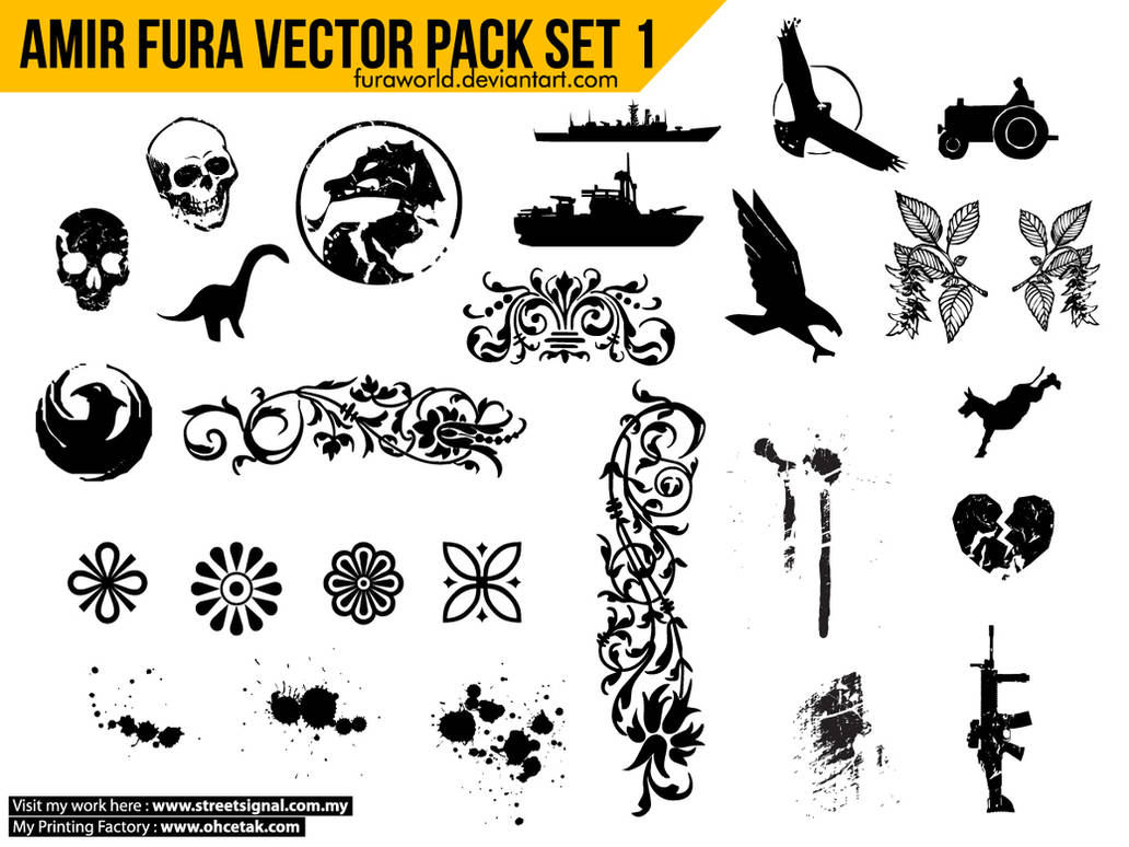 Amir Fura Vector Pack Set 1 by furaworld