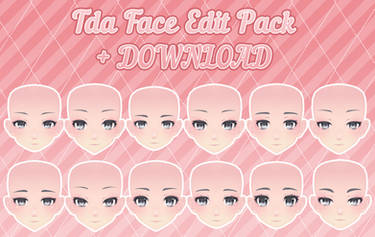 [MMDxF2U] Tda Face Edit Pack [+DL]