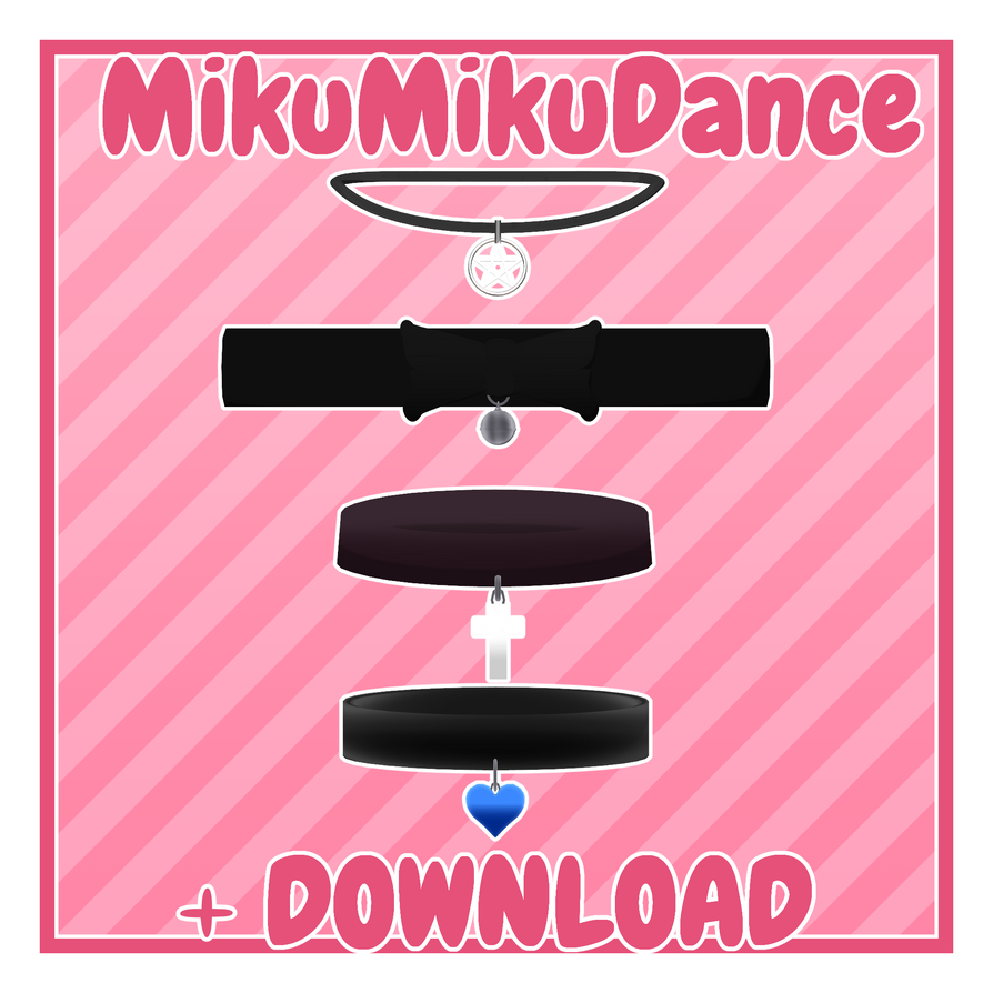 [MMD - DL] Chokers Pack by EllieSeren on DeviantArt