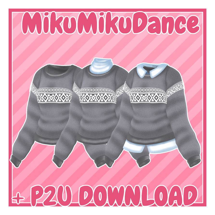 [MMD DL] Christmas Sweaters [P2U] by Astria-MMD on DeviantArt