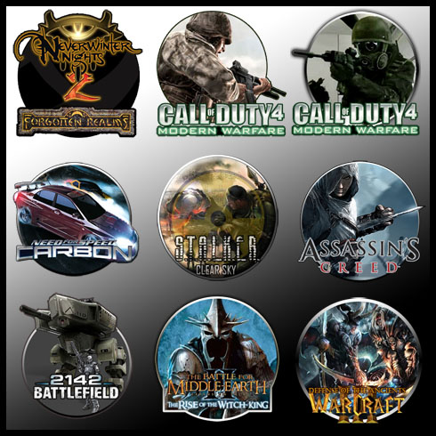 Game Icons II by sirithlainion on DeviantArt