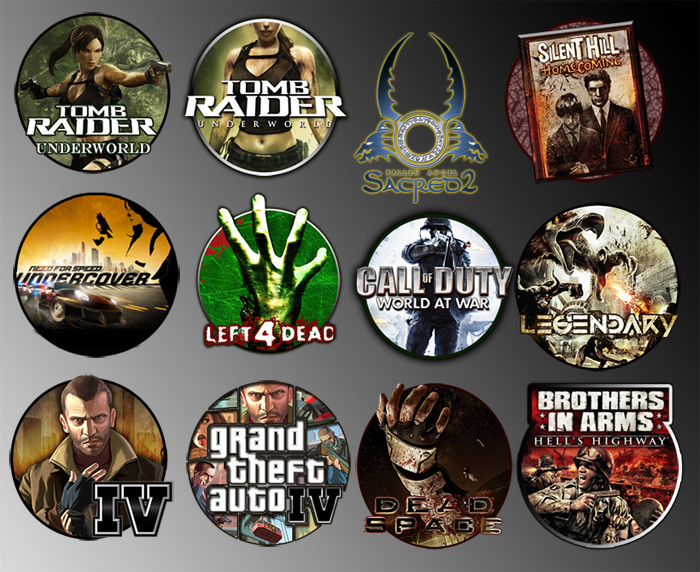 Game Icons VI by sirithlainion on DeviantArt