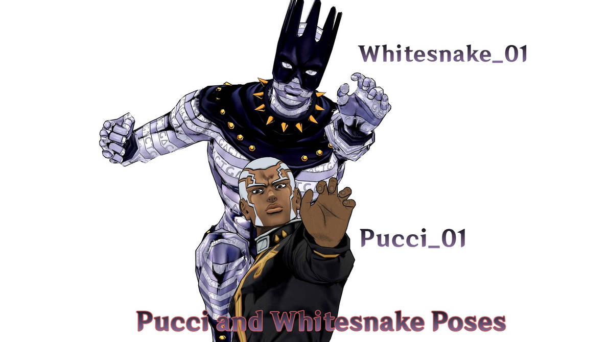 Pucci And whitesnake poses by shinpachisan by Shinpachisan on DeviantArt