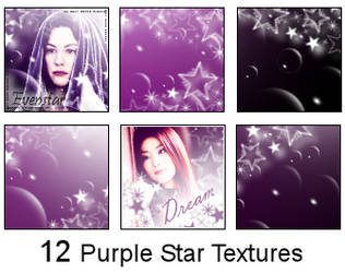 12 Purple Star Textures