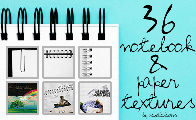 36 Notebook and Paper Textures